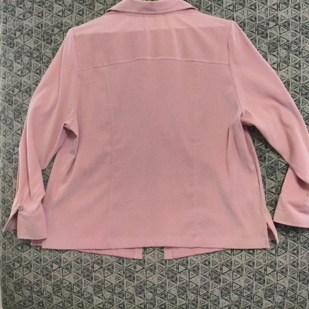 Pink Button-Up Blouse - Picture 6 of 6